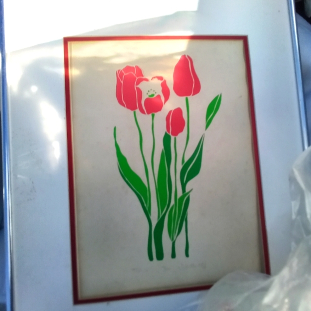 Framed print Tulips